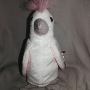 Vintage TY Beanie Baby 'Kuku' the Cockatoo